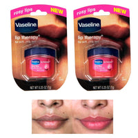Vaseline Lip Therapy Rosy Lips Pure Petroleum Jelly Lip Balm 0.25oz