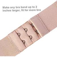 3pcs 2 Hooks Bra Strap Extenders, Comfortable Adjustable Bra Band for