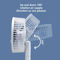 3-speed 360 Rotating USB Rechargeable Wireless Electric Portable Clip Fan