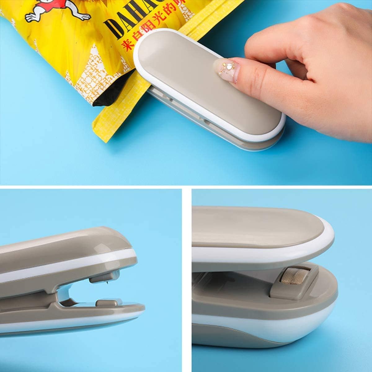 1 Pack Sealing Machine Mini Portable Sealing Clip Hand Pressure Heat Sealing