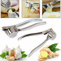 1-piece Durable Metal Garlic Press - Effortless Crusher, Handheld