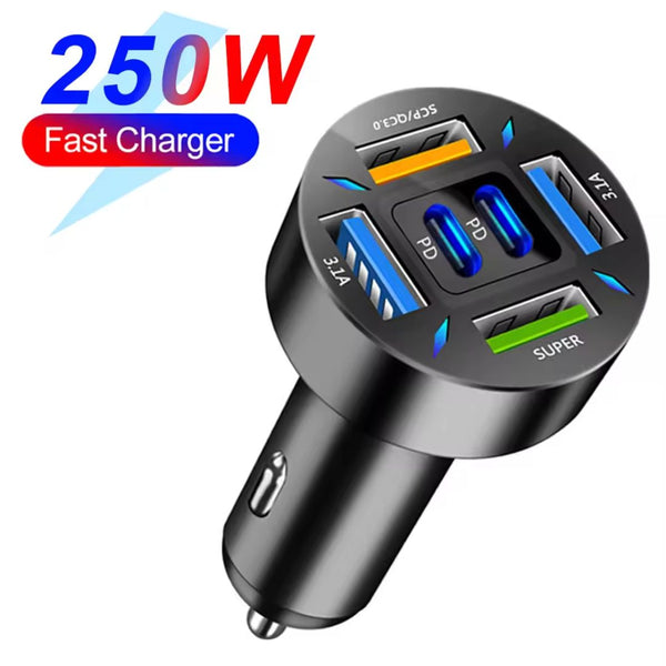 Dual Port USB 66w Fast Car Charger Suitable for Different Models of Mobile