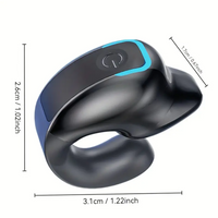 Clip-on Wireless Earbuds with Long Battery Life, Universal Phone Control