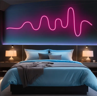 Lqhzmyy RGB Neon Light Strip with 24-Key Touchscreen Remote - USB-Powered