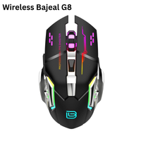 Bajeal G8 Gaming Mouse Dpi Adjustable LED RGB Wired USB 3200dpi Mouse