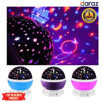 Rotating Night Light Projector Lamp Starry Star Master Sky Star Unicorn