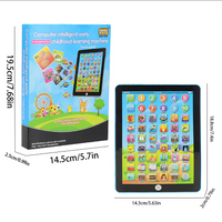 Kids Education Learning Tablet 3d Learning Pad with Alaphabet Keys & Numbers