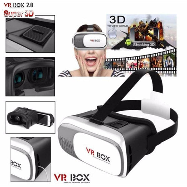 Vr Box Headset Virtual Reality V2 3d