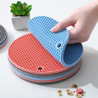 3pcs Multifunctional Silicone Insulation Mat, Thick Can Opener Gripper Mat