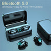 A10s Wireless Earphone Bluetooth 5.0 Headsets LED Display with 1800mAh Power