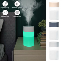 260ml Ultrasonic Humidifier with Aroma Diffuser & Night Light