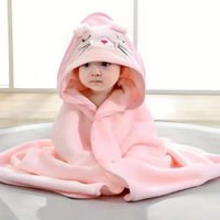 Kids Cartoon Bath Towel Blanket Ultra-Soft, Absorbent, and Gentle on Skin