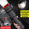 Super Bright USB Charging Hammer Torch with Power Bank - LED Flashlights