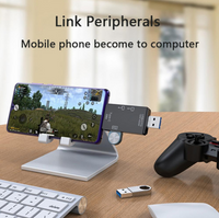 6 in 1 Memory Card Reader with USB 3.0 Type C/USB/Micro Usb/tf/sd Memory
