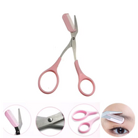 Eyebrow Trimmer Scissor with Comb Facial Hair Removal Makeup Tool Grooming