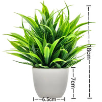 Artificial Plants with Plastics Pots Perfect Greenery for Home