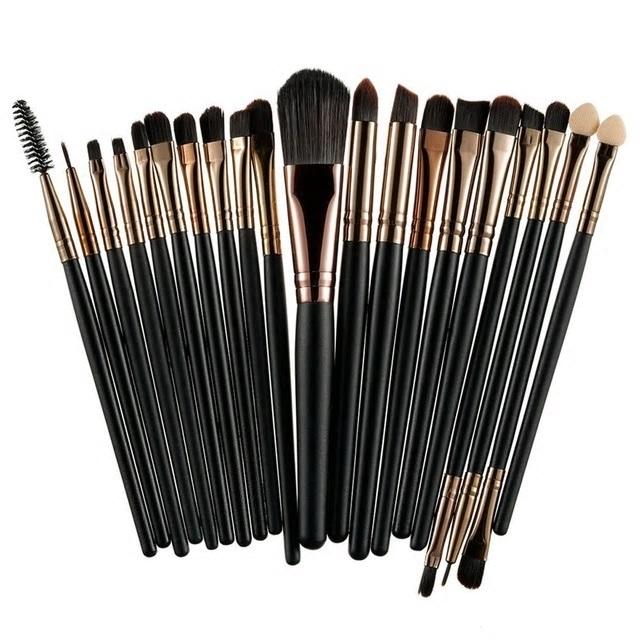20 Pcs Professional Makeup Brushes Set for Powder, Foundation, Eyeshadow and