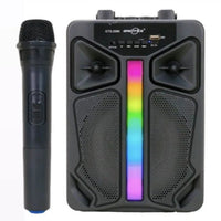 Gts 2066 Wireless Portable Bluetooth Speaker with LED Light Support