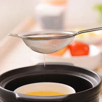 3-piece Stainless Steel Strainer Set - Fine Mesh, Multi-Sized, with Strong