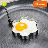 4pcs, Egg Mold, Egg Ring Molds, Fried Egg Mold, DIY Fried Egg Mold, Creative