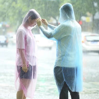 Disposable Rain Coat Yellow & Blue Unisex