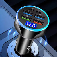 Dual Port USB 66w Fast Car Charger Suitable for Different Models of Mobile