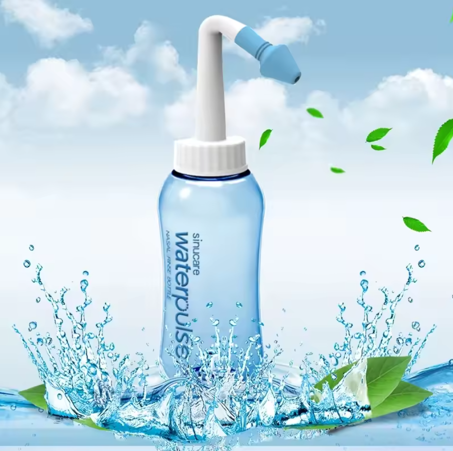 Nasal Wash Bottle: 300/500ml Neti Pot Sinus Rinse Bottle for Adult - Nose