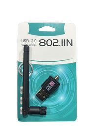 Usb Wireless Network Adapter 300Mbps WiFi Dongle with Antenna 802.11n/g/b