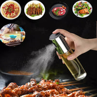 100ml Kitchen Stainless Steel Olive Oil Sprayer Bottle Pump Oil Pot