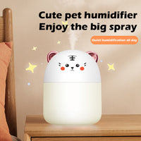 500ml Mini Portable Colorful LED Night Light Ultrasonic Air Humidifier USB