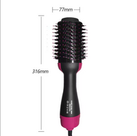 One Step Multifunctional Hot Air Comb Straight Dryer Portable Curler