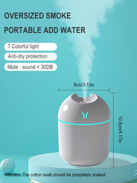 250ml USB Mini Aromatherapy Humidifier with LED Lamp