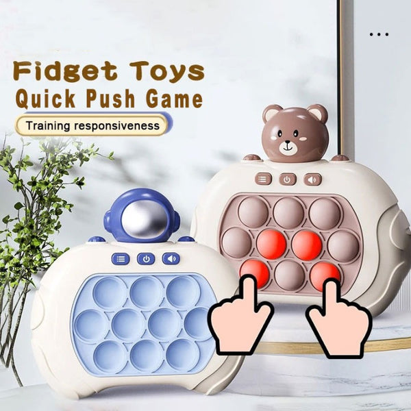 Electric Quick Push Game 4 Modes Finger Movement Brain Game Children Toys