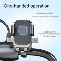 360° Rotatable Motorcycle & ATV Handlebar Phone Holder