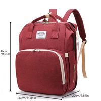 2 in 1 Baby Bag Organizer Diaper Bag Mommy Mummy Maternity Backpack