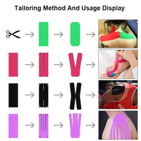 Procare Kinesiology Tape - Premium Elastic Muscle Support for Injury