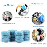 Car Windshield Glass Washer Cleaner Effervescent Tablets Detergent Car