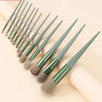 13pcs Makeup Brush Set with Storage Bag Makeup Sponge Soft Fur Eye Shadow