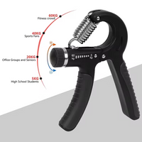 1pc Hand Gripper Adjustable Resistance Automatic Counting Non-Slip Hand Grip