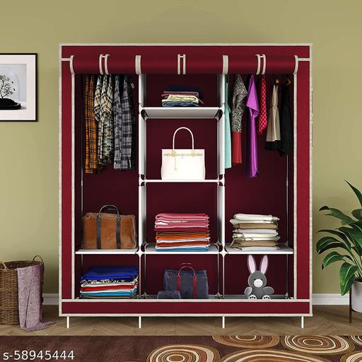 Foldable Cabinet Wardrobe Almirah - Foldable Storage Wardrobe