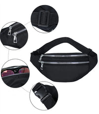 Fashion Waist Bag Women's Simple Shoulder Bag Lightweight Oxford Cloth Men's