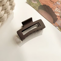 Oversized Frosted Square Block Grab Clip Back Head Hair Volume Multi Wash
