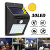 Solar Powered Automatic Motion Activated Uptp 30 LED Outdoor Wireless