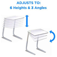 Table Mate 4 with Cupholder - White