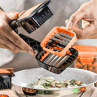 Quick Vegetable Cutter-5 in 1 Kitchen Gadgets Stainless Steel Vegetable