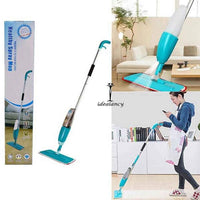 Healthy Spray Mop with Removable Washable Cleaning Microfiber Pad 360 Degree