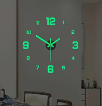 Creative Frameless DIY Wall Clock Wall Decal Home Silent Clock Living Room