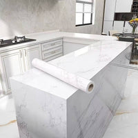 60cm X 5m/60cm X 2m Marble Kitchen Oil-Proof Film Stove Waterproof