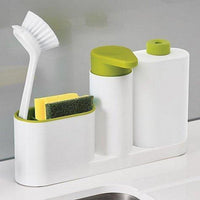 Mytools 3 in 1 Sink Tidy Set Plus Kitchen Organizer Built in Soap Dispenser