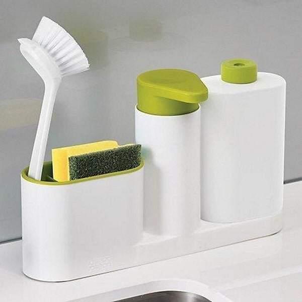 Mytools 3 in 1 Sink Tidy Set Plus Kitchen Organizer Built in Soap Dispenser